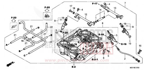 THROTTLE BODY VFR800XD de 2013